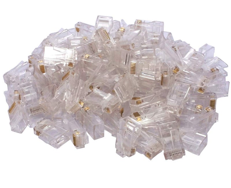 UbiGear 1000 Pcs RJ45 CAT5 CAT5e 8P8C Modular Network Cable LAN Connector End Plug LOT - Image 1
